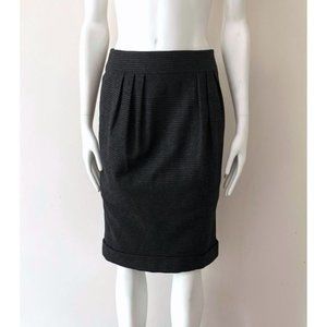 Burberry of London Wool Knee Length Pencil Skirt Size US 4
